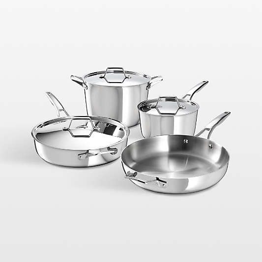 Calphalon ® Premier Stainless Steel 7-Piece Cookware Set