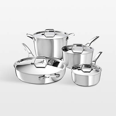 Calphalon ® Premier Stainless Steel 8-Piece Cookware Set