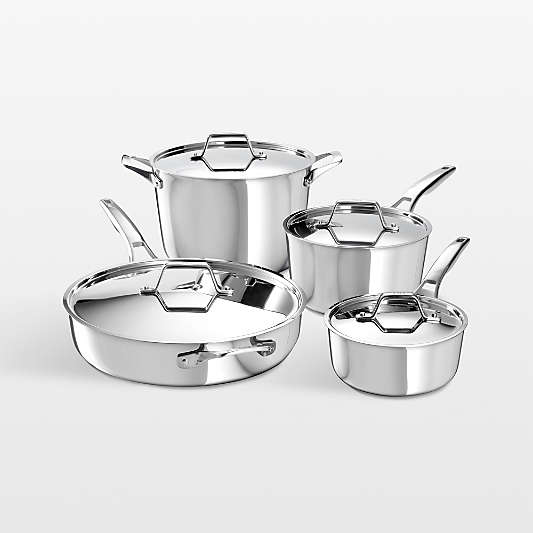 Calphalon ® Premier Stainless Steel 8-Piece Cookware Set