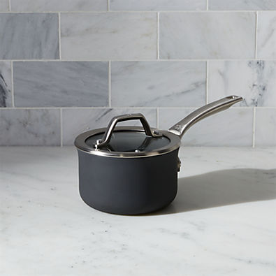 View Calphalon ® Signature 1-Qt. Non-Stick Saucepan with Lid details