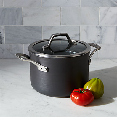 View Calphalon ® Signature 4-Qt. Non-Stick Soup Pot with Lid details