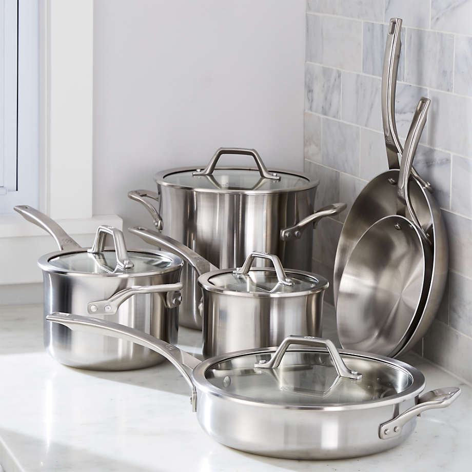 Signature™ Stainless Steel 10-Piece Cookware Set