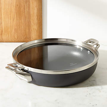 Crate & Barrel EvenCook Core 3.5 Qt. Stainless Steel Everyday Pan with Lid  + Reviews