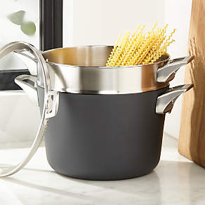 Premier™ Space-Saving Hard-Anodized Nonstick Cookware, 10-Piece Pots and Pans  Set