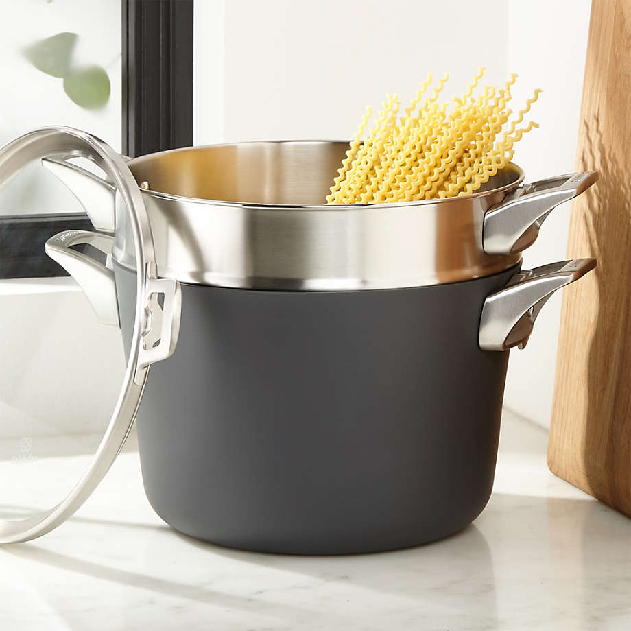 Calphalon CLOSEOUT! Contemporary Nonstick 8 Qt. Covered Multi Pot with  Steamer Insert - Macy's