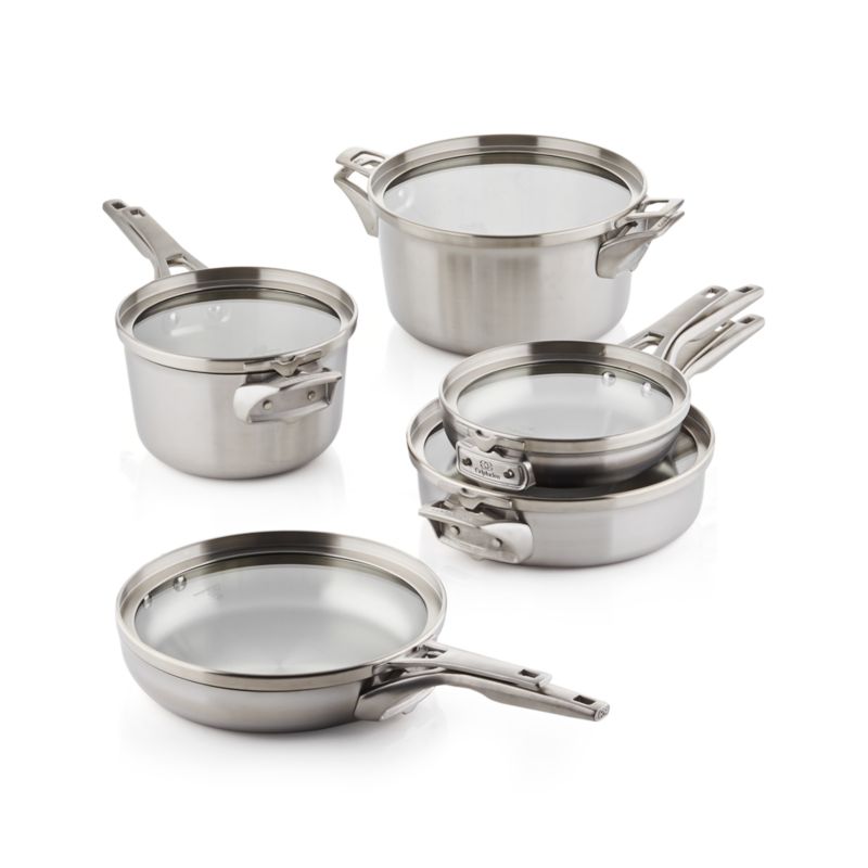 Premier™ Space-Saving Stainless Steel 10-Piece Set