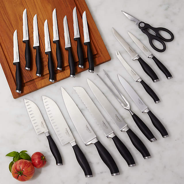 Calphalon 321 12 Piece Kitchen Cutlery Knife Block Set with Built