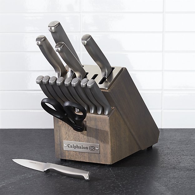 This Calphalon 18-Piece Knife Block Set is $80 off and includes a 10-yr.  warranty: $70 shipped