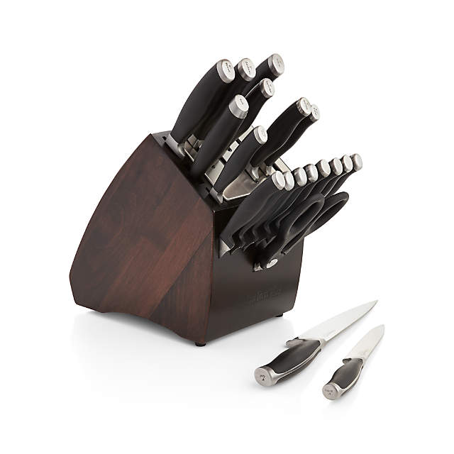 Williams Sonoma Calphalon Contemporary Self-Sharpening Knife Block Set with  SharpIN Technology, Set of 20