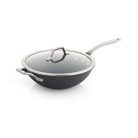 Calphalon ® Signature 12" Non-Stick Flat-Bottom Wok with Lid