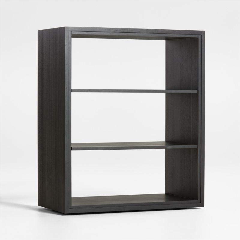 Calypso Black Wood Open Modular Bookcase Hutch - image 3 of 5