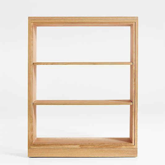 Calypso 36" Natural Wood Open Modular Bookshelf