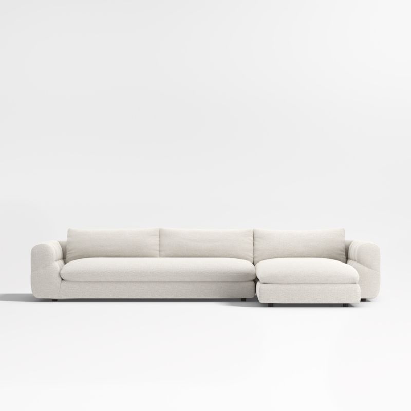 Cambria Bouclé 2-Piece Right-Arm Chaise Sectional Sofa - image 0 of 11