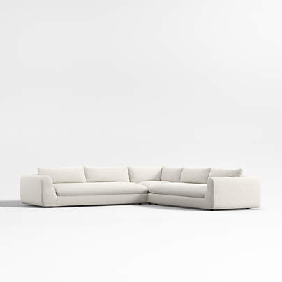 Cambria Boucle 3-Piece Corner Sectional Sofa