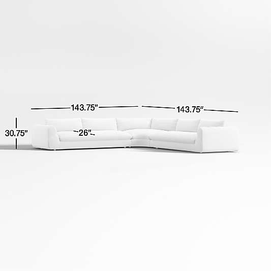 Cambria Green Velvet 3-Piece Wedge Sectional Sofa