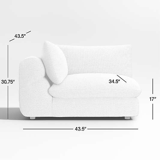 Cambria Bouclé Corner Chair