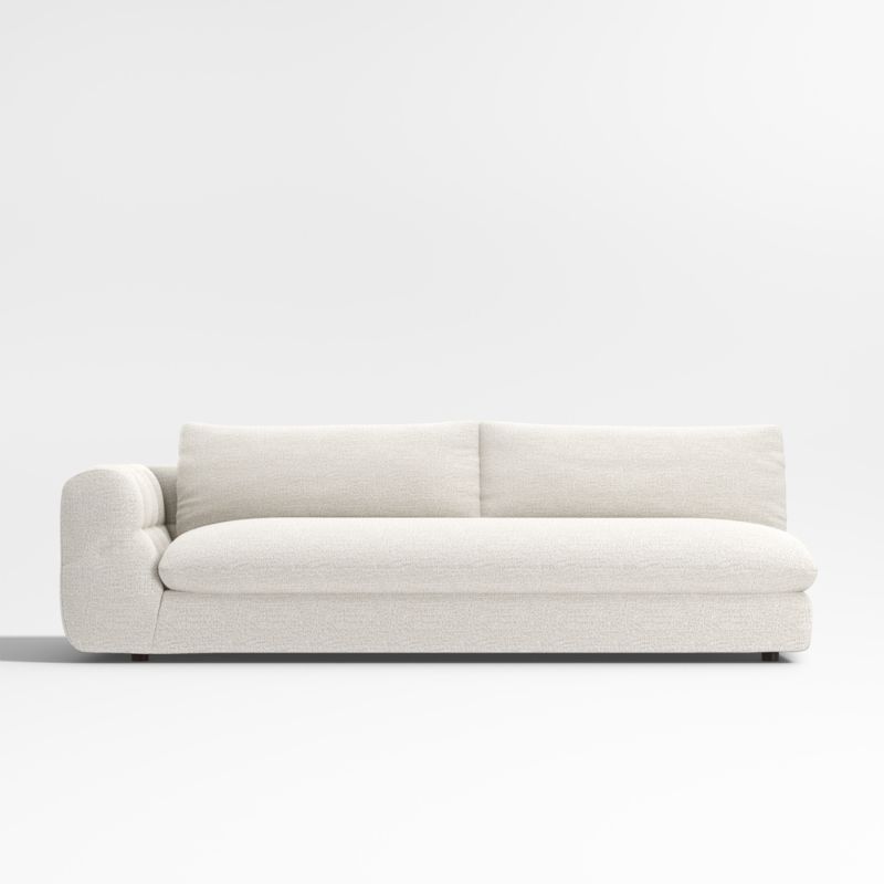 Cambria Bouclé Left-Arm Sofa