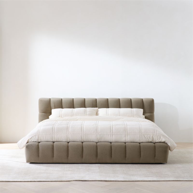 Cambria Tufted Upholstered Queen Bed - image 3 of 10