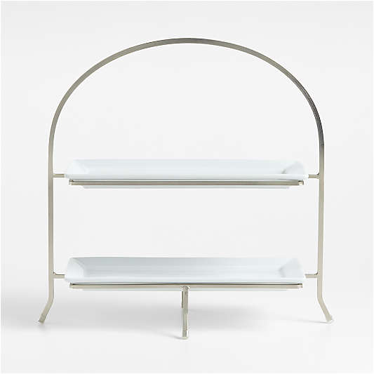 Cambridge Two-Tier Server with Plates