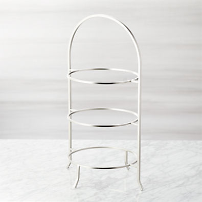 View Cambridge Satin Nickel 3-Tier Stand details