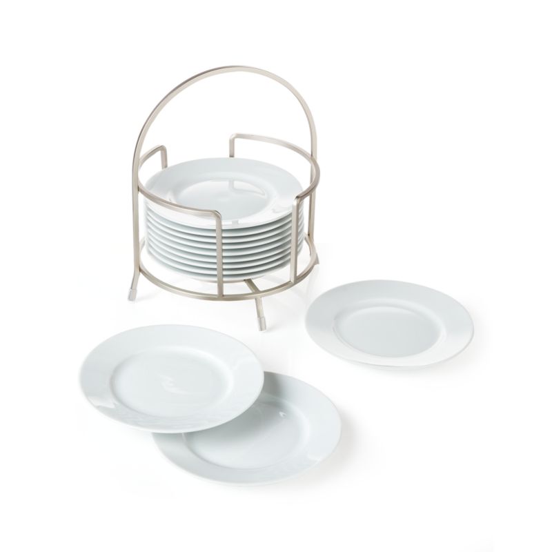 Cambridge 6" Appetizer Plates with Stand, Set of 12 - image 2 of 4