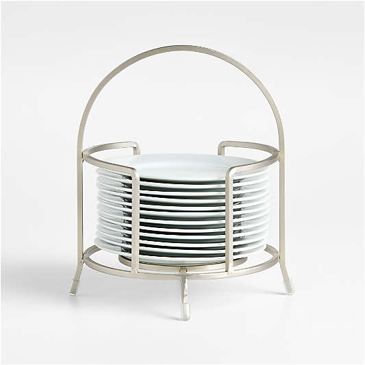 Cambridge 6" Appetizer Plates with Stand, Set of 12