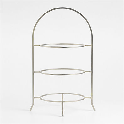View Cambridge Satin Nickel 3-Tier Stand details