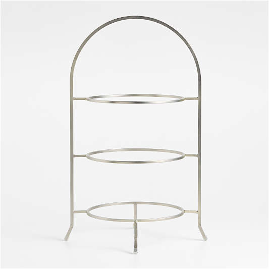 Cambridge Satin Nickel 3-Tier Stand