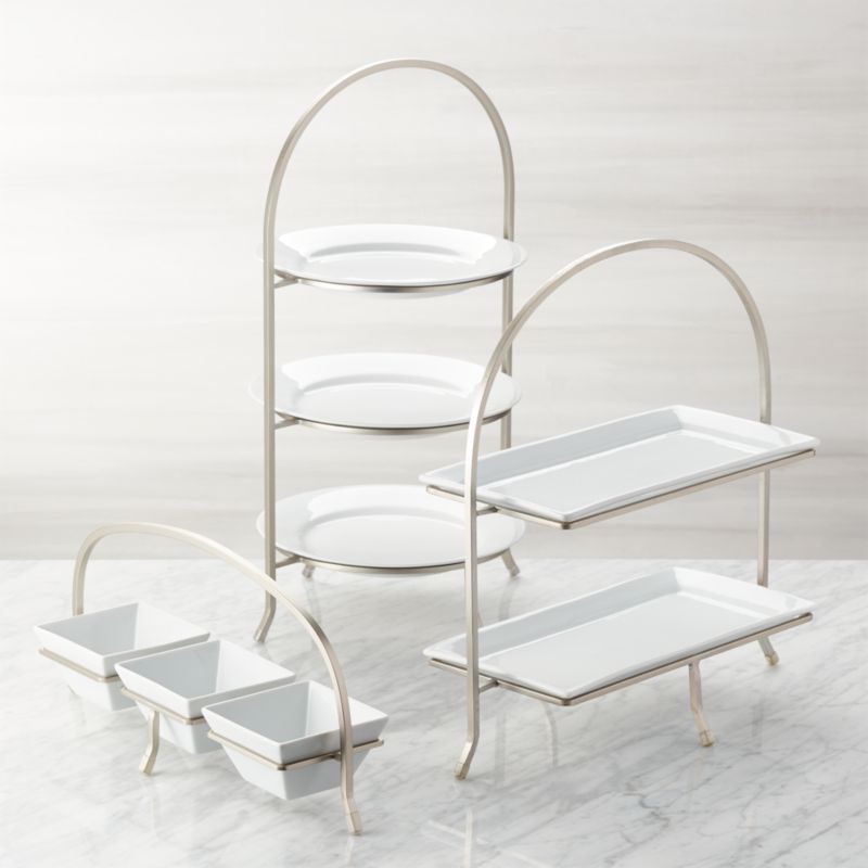 Cambridge Satin Nickel 3-Tier Stand - image 7 of 10