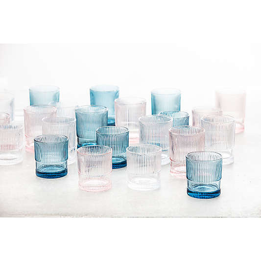 Camden 12.8-Oz. Blue Fluted Highball Glass