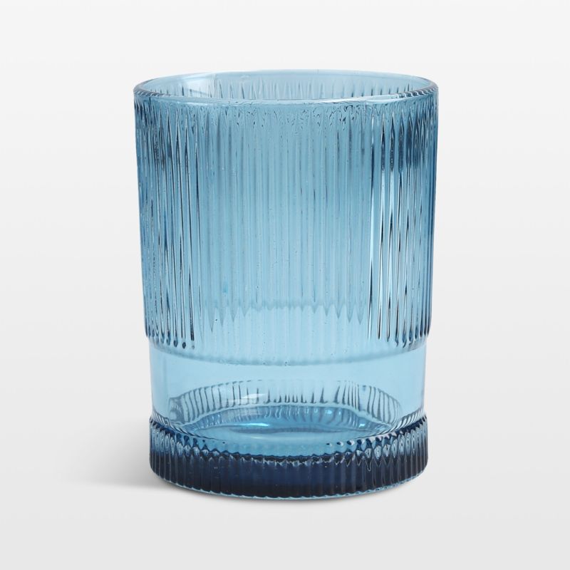 Camden 12.8-Oz. Blue Fluted Highball Glass - image 5 of 6