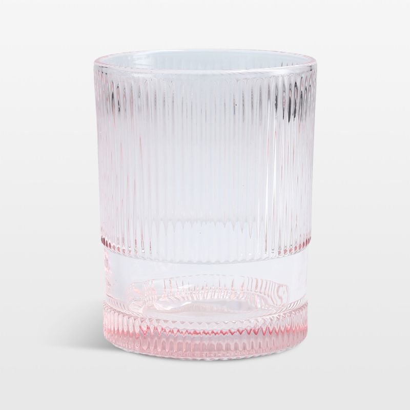 Camden 12.8-Oz. Pink Fluted Highball Glass - image 5 of 6