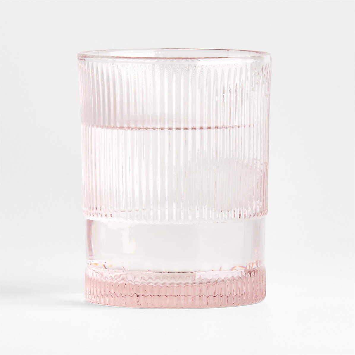 Fluted Acrylic Glasses