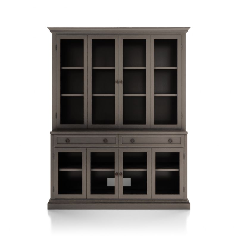 Cameo Grigio 2-Piece Entertainment Center with Glass Door