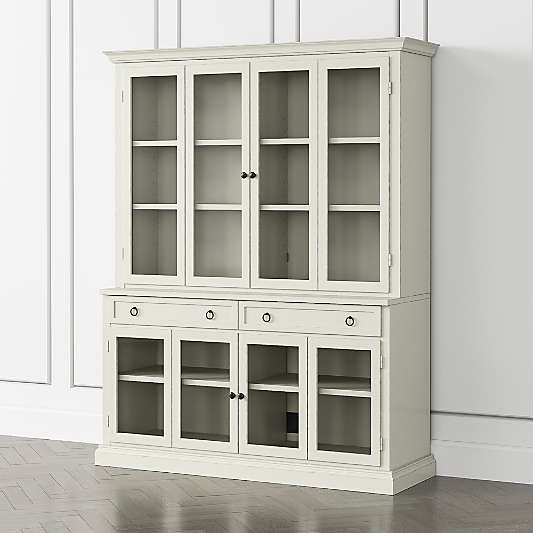 Cameo Vamelie 2-Piece Entertainment Center with Glass Door