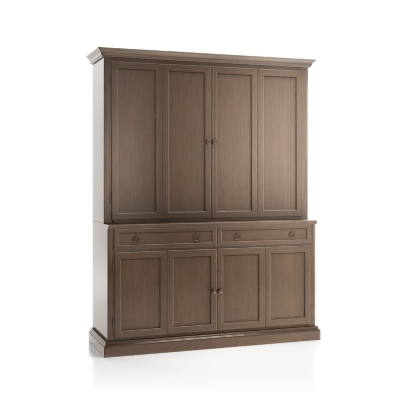 Cameo Pinot Lancaster 2-Piece Entertainment Center with Wood Doors