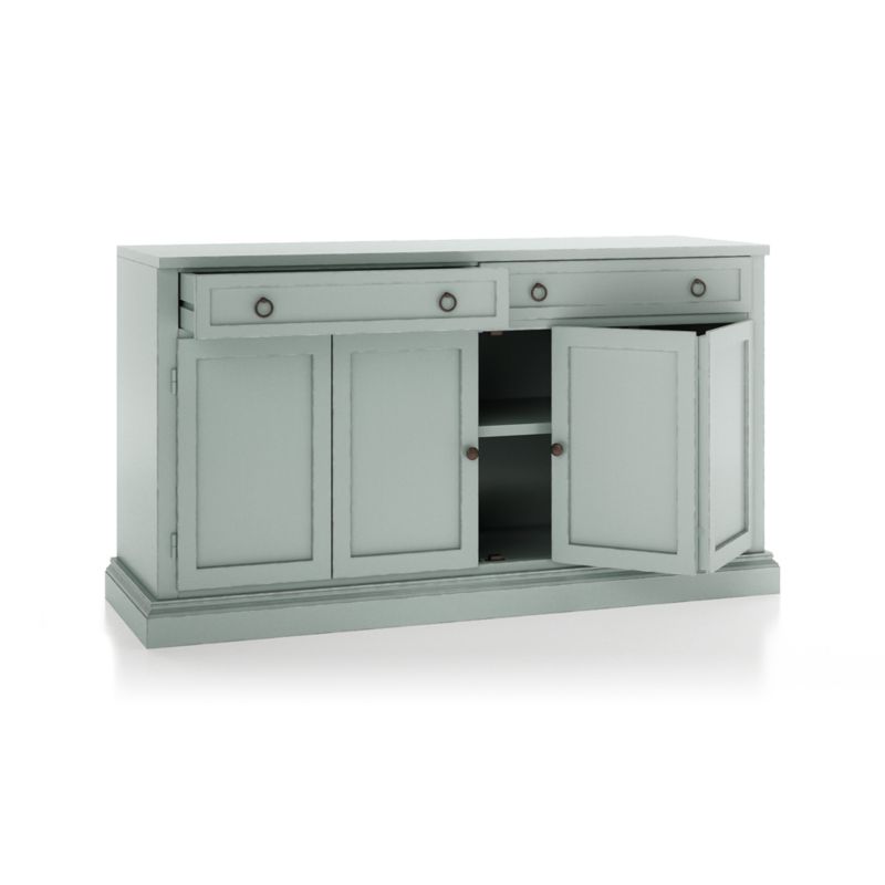 Cameo 62" Blue Grey Modular Storage Media Console