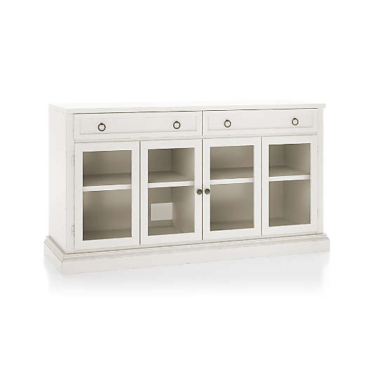 Cameo 62" Dama Modular Storage Media Console with Glass Doors