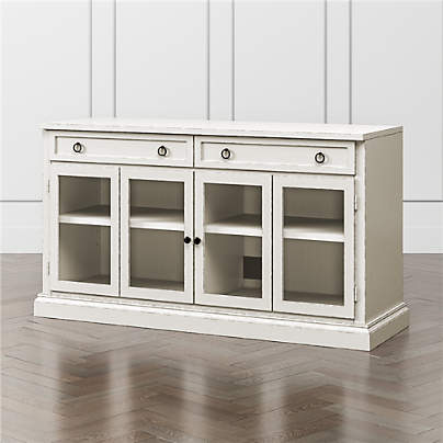 Cameo 62" Dama Modular Storage Media Console with Glass Doors