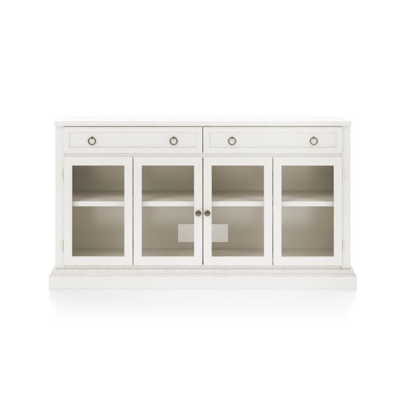 Cameo 62" Dama Modular Storage Media Console with Glass Doors