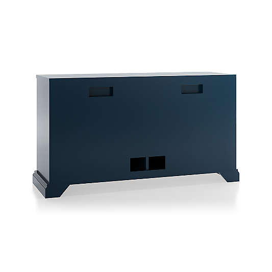 Cameo 62" Indigo Modular Storage Media Console with Glass Doors