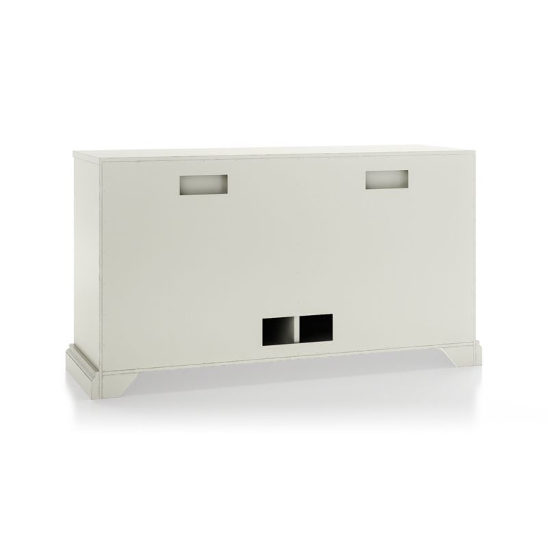 Cameo Vamelie 62" Modular Storage Media Console with Glass Doors