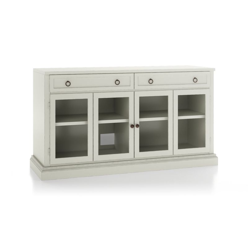 Cameo Vamelie 62" Modular Storage Media Console with Glass Doors