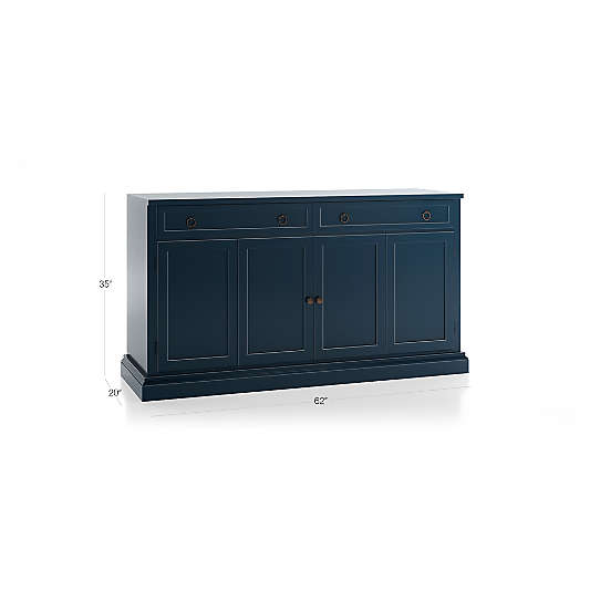 Cameo 62" Indigo Modular Storage Media Console