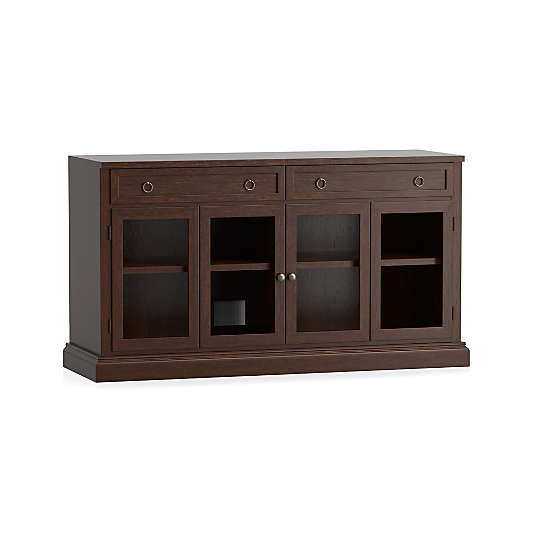 Cameo 62" Aretina Modular Storage Media Console with Glass Doors