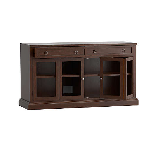 Cameo 62" Aretina Modular Storage Media Console with Glass Doors