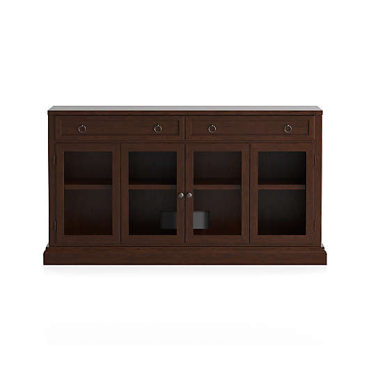 Cameo 62" Aretina Modular Storage Media Console with Glass Doors