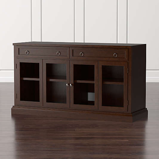 Cameo 62" Aretina Modular Storage Media Console with Glass Doors