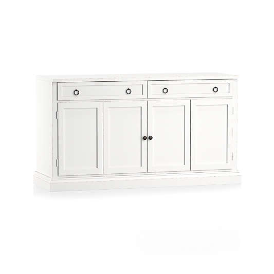 Cameo 62" White Modular Storage Media Console