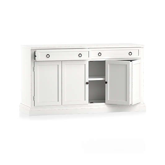 Cameo 62" White Modular Storage Media Console